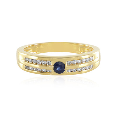 Anello in argento con Zaffiro Blu