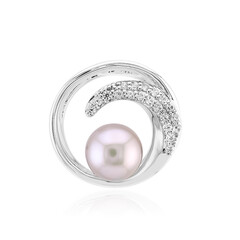 Ciondolo in argento con Perla d'Acqua Dolce Argentata (TPC)