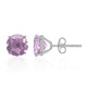 Orecchini in argento con Fluorite Viola