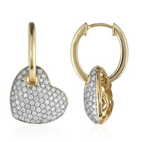 Orecchini in oro con Diamante SI1 (G)
