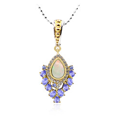 Collana in argento con Opale di Welo (Dallas Prince Designs)