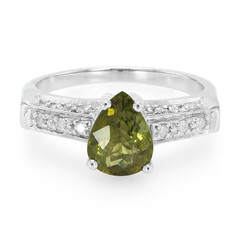 Anello in oro con Tormalina Cuprian