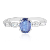 Anello in argento con Cianite del Nepal