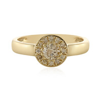 Anello in oro con Diamante Cioccolato I3