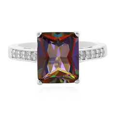 Anello in argento con Topazio Mistico Siena