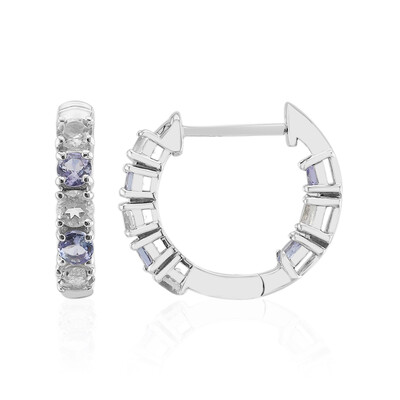 Orecchini in argento con Topazio Bianco