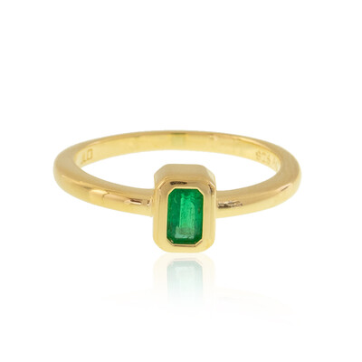 Anello in argento con Smeraldo Colombiano