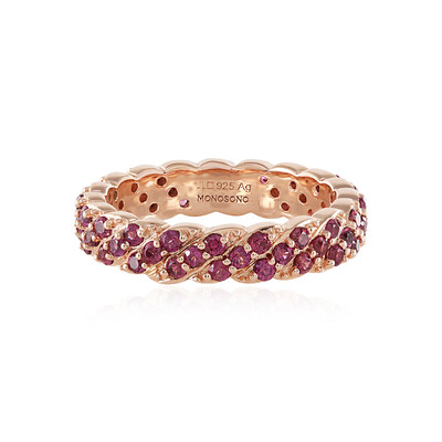 Anello in argento con Rodolite (MONOSONO COLLECTION)