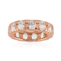 Anello in oro con Danburite Rosa del Messico
