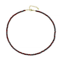 Collana in argento con Ematite Multicolore