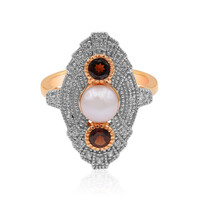 Anello in argento con Perla di Acqua Dolce