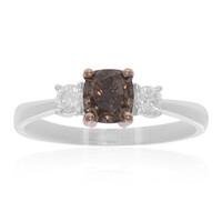 Anello in oro con Diamante Cioccolato SI2 (CIRARI)