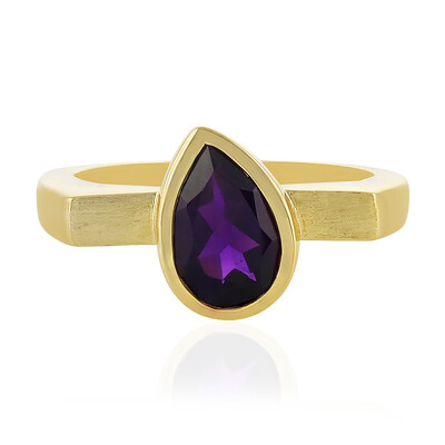 Anello in argento con Ametista (MONOSONO COLLECTION)