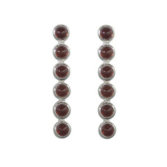 Orecchini in argento con Granato