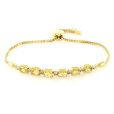 Bracciale in argento con Berillo Giallo