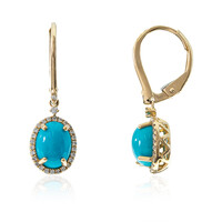 Orecchini in oro con Turchese Sleeping Beauty (CIRARI)