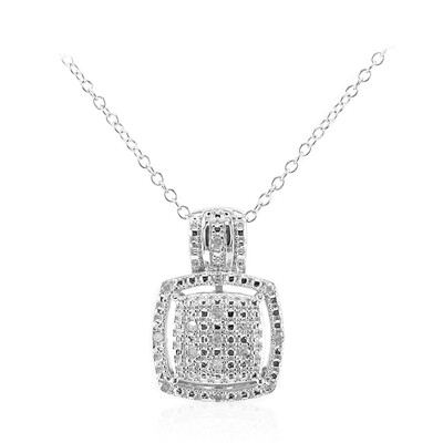 Collana in argento con Diamante I3 (I)