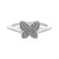 Anello in argento con Diamante I2 (I)