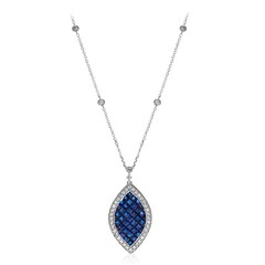 Collana in oro con Zaffiro Ceylon (CIRARI)