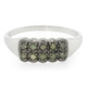 Anello placcato in platino con Diamante Fancy