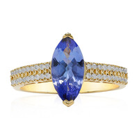 Anello in oro con Tanzanite AAA (CIRARI)