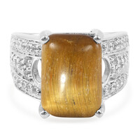 Anello in argento con Occhio di Tigre