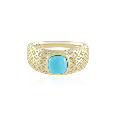 Anello in oro con Turchese Sleeping Beauty (Ornaments by de Melo)