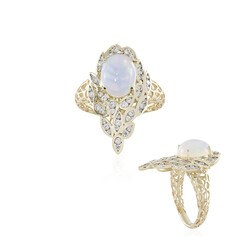 Anello in oro con Opale di Welo (Ornaments by de Melo)