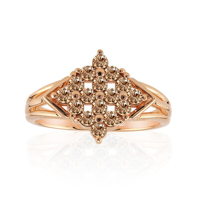 Anello in oro con Diamante Rose de France SI1 di Argyle (Annette)