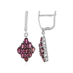 Orecchini in argento con Rodolite
