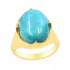 Anello in argento con Turchese della Miniera 8 (Anne Bever)