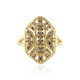Anello in argento con Zircone Champagne
