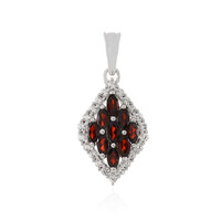 Ciondolo in argento con Granato d’India