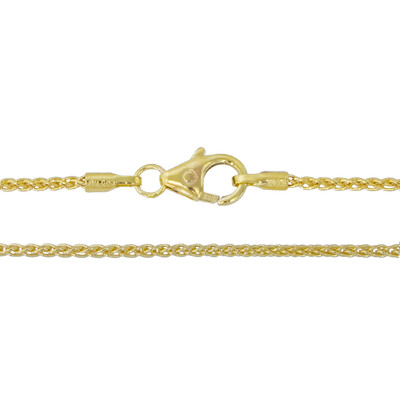 Catena spiga in Oro Giallo 14K - 45 cm - 2,99 g