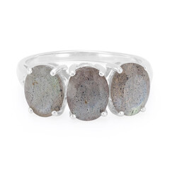 Anello in argento con Labradorite