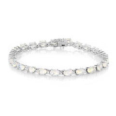 Bracciale in argento con Opale di Welo