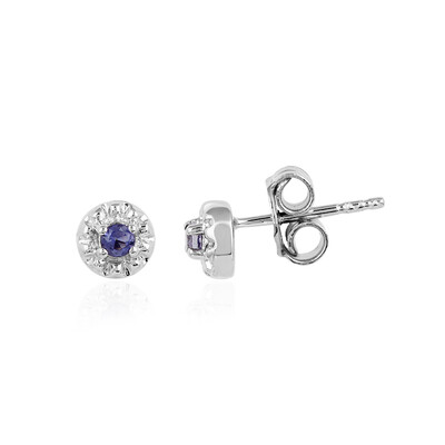 Orecchini in argento con Iolite