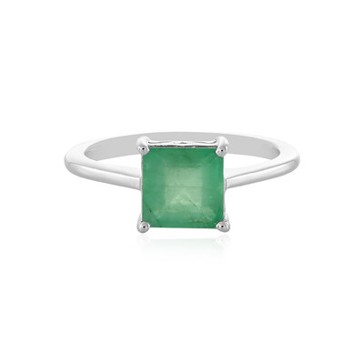 Anello in argento con Smeraldo Zambia