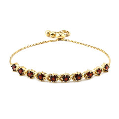 Bracciale in argento con Granato