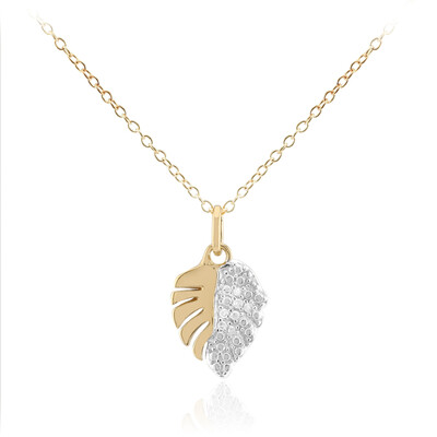 Collana in argento con Diamante I3 (I)