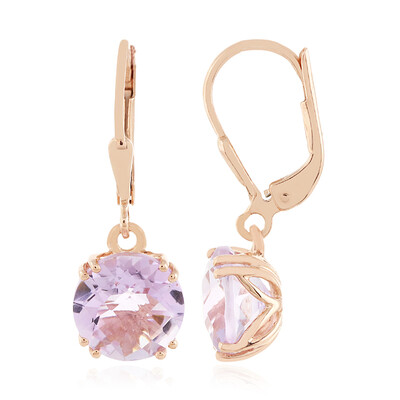 Orecchini in argento con Ametista Rose de France