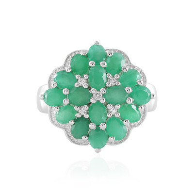 Anello in argento con Smeraldo Socoto