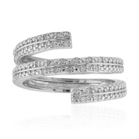 Anello in argento con Diamante I3 (I)