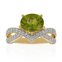 Anello in argento con Peridoto