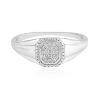 Anello da uomo in argento con Diamante I2 (I)