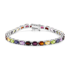 Bracciale in argento con Granato
