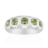 Anello in argento con Peridoto Jilin (Remy Rotenier)
