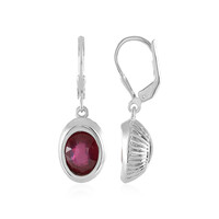 Orecchini in argento con Rubino Bemainty (SAELOCANA)