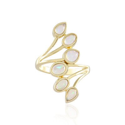 Anello in argento con Opale di Welo
