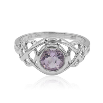 Anello in argento con Ametista Rose de France